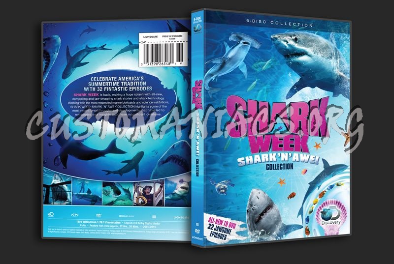 Shark Week Shark 'n Awe! Collection dvd cover