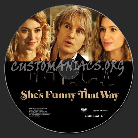 She's Funny That Way dvd label