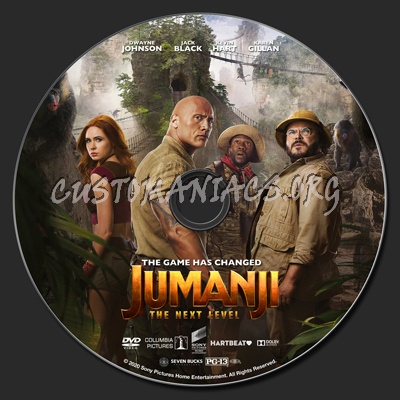 Jumanji The Next Level Dvd Label Dvd Covers Labels By Customaniacs Id 2597 Free Download Highres Dvd Label