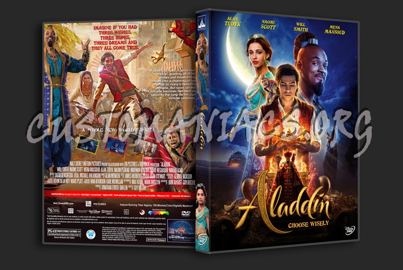 Aladdin(2019) dvd cover