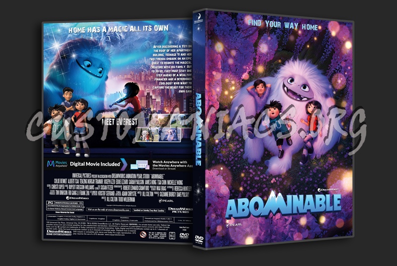 Abominable 2019 dvd cover