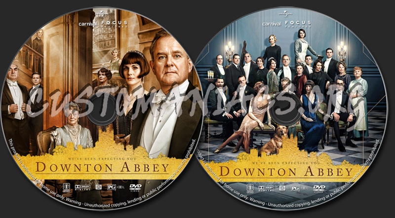 Downton Abbey (2019) dvd label