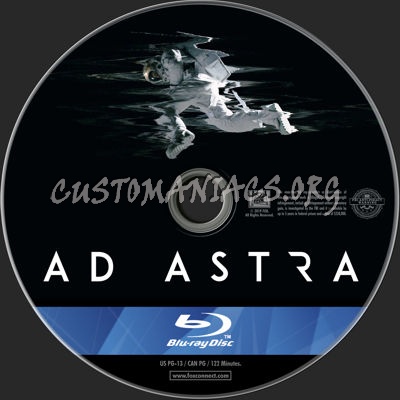 Ad Astra (2019) blu-ray label