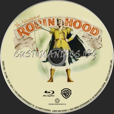 The Adventures of Robin Hood (1938) blu-ray label