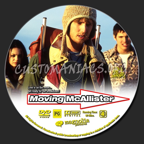 Moving McAllister dvd label