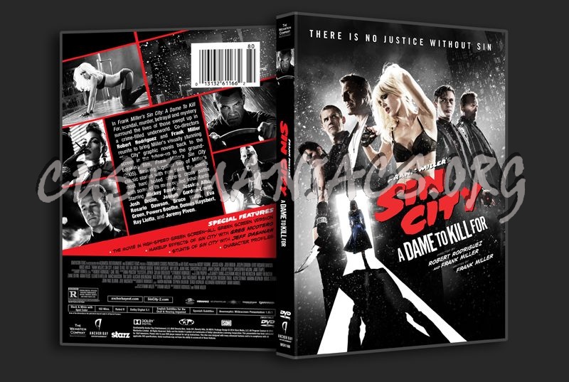 Sin City A Dame To Kill dvd cover
