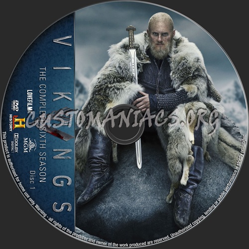 Vikings Season 6 dvd label