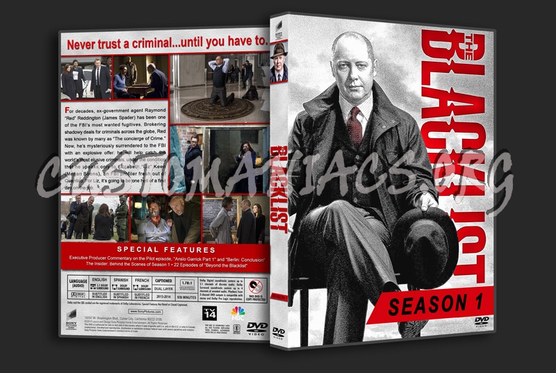 The Blacklist - Seasons 1-6 dvd cover