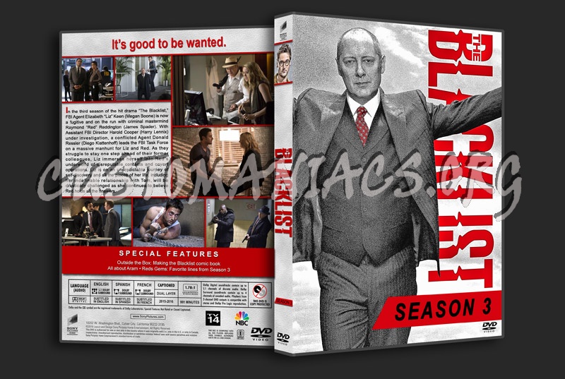 The Blacklist - Seasons 1-6 dvd cover