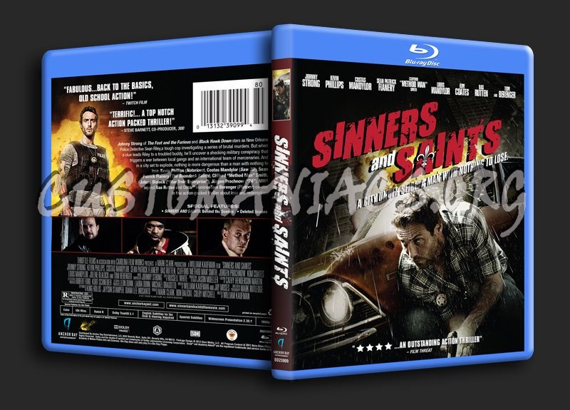 Sinners & Saints blu-ray cover