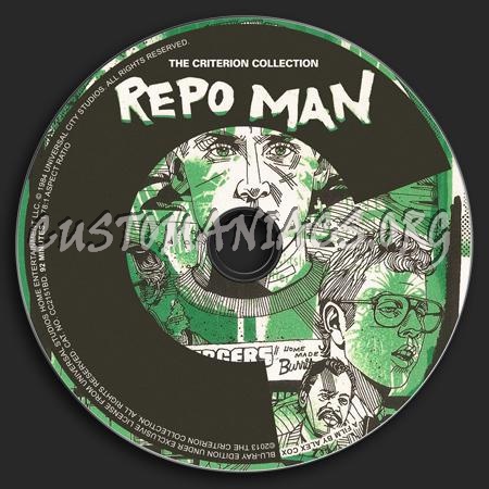 654 - Repo Man dvd label