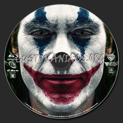 Joker blu-ray label