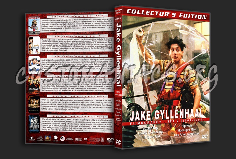 Jake Gyllenhaal Filmography - Set 2 (2001-2004) dvd cover