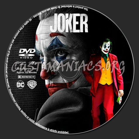 Joker dvd label