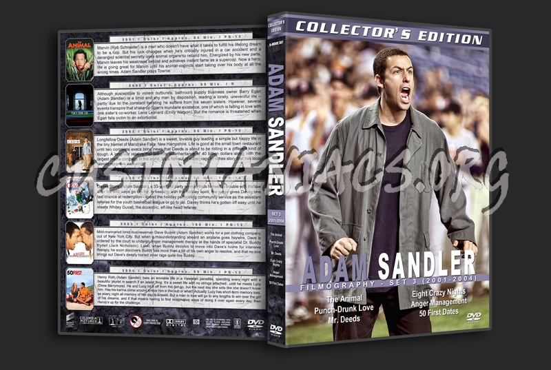Adam Sandler Filmography - Set 3 (2001-2004) dvd cover
