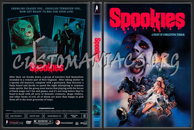 Spookies dvd cover