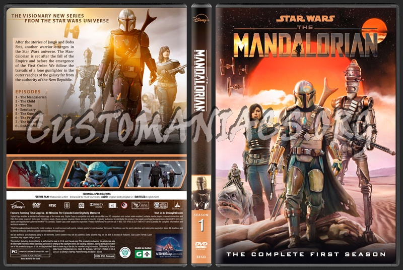 The Mandalorian - Season 1 dvd cover