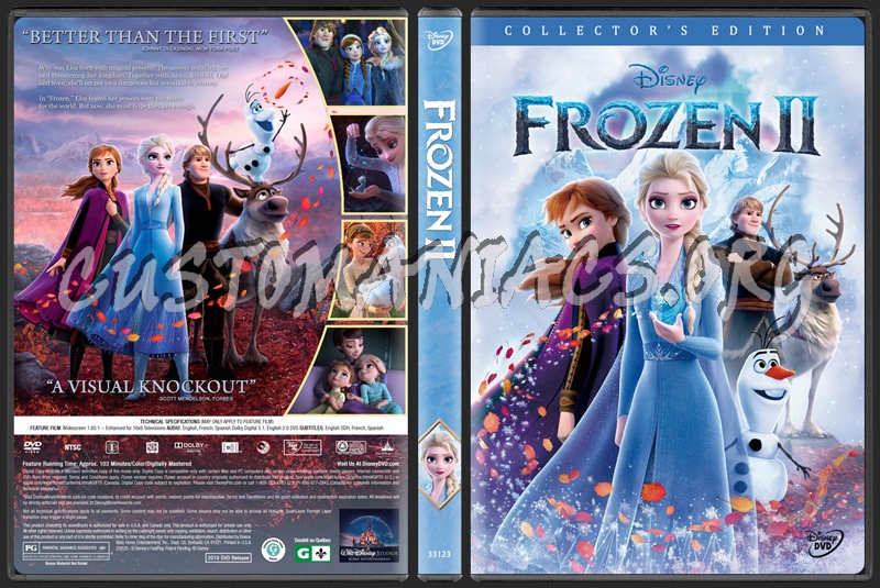 Frozen 2 dvd cover