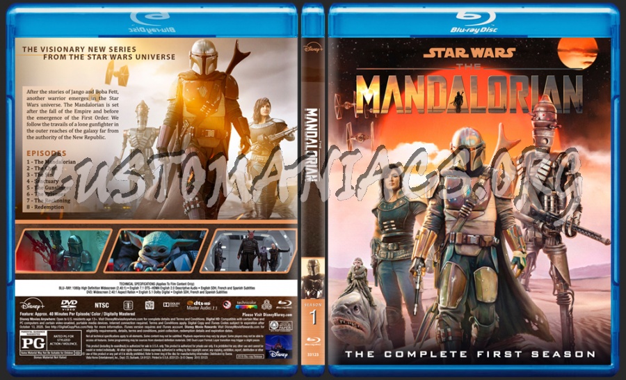 The Mandalorian - Season 1 blu-ray cover