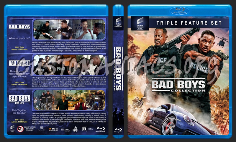 Bad Boys Collection blu-ray cover