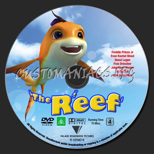 The Reef dvd label