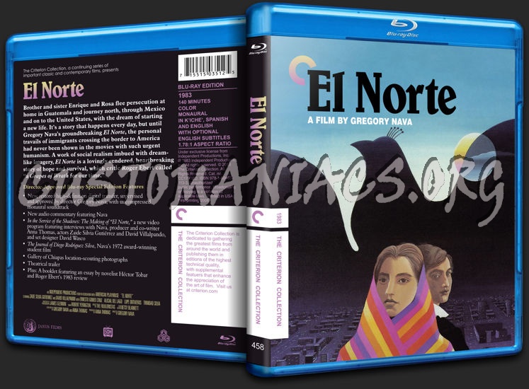 458 - El Norte (1983) blu-ray cover