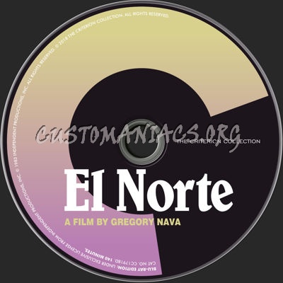 458 - El Norte (1983) dvd label