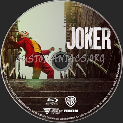 Joker (2019) blu-ray label