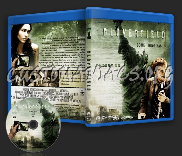 Cloverfield blu-ray cover