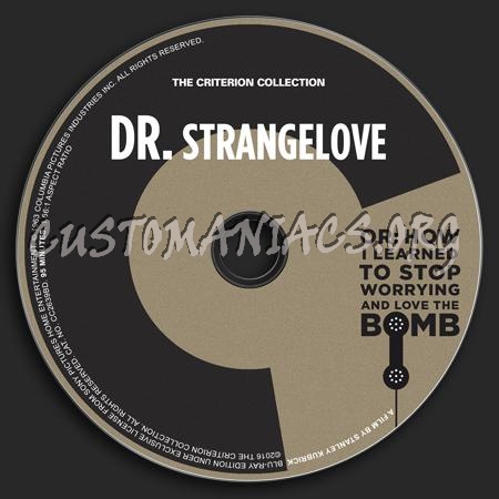 821 - Dr Strangelove dvd label