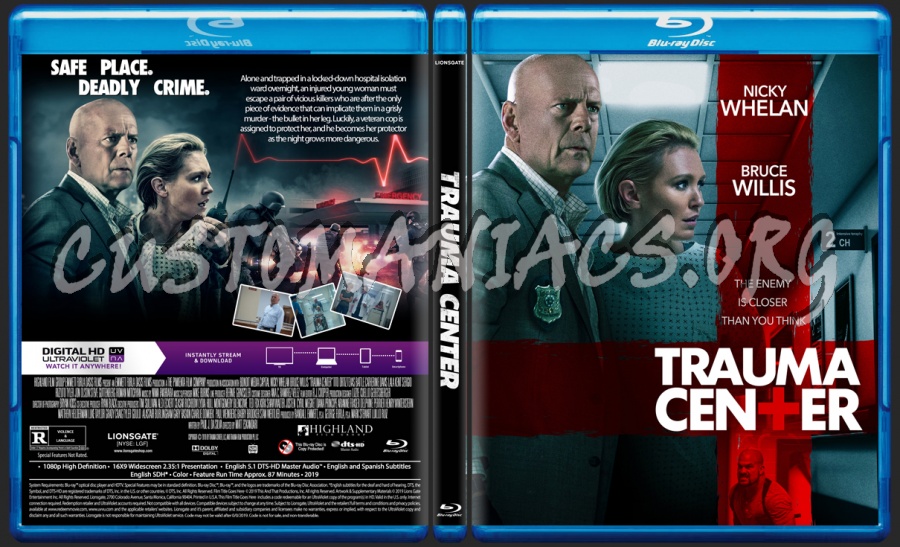 Trauma Center blu-ray cover