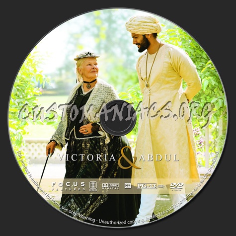 Victoria & Abdul dvd label