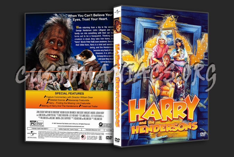 Harry and the Hendersons dvd cover