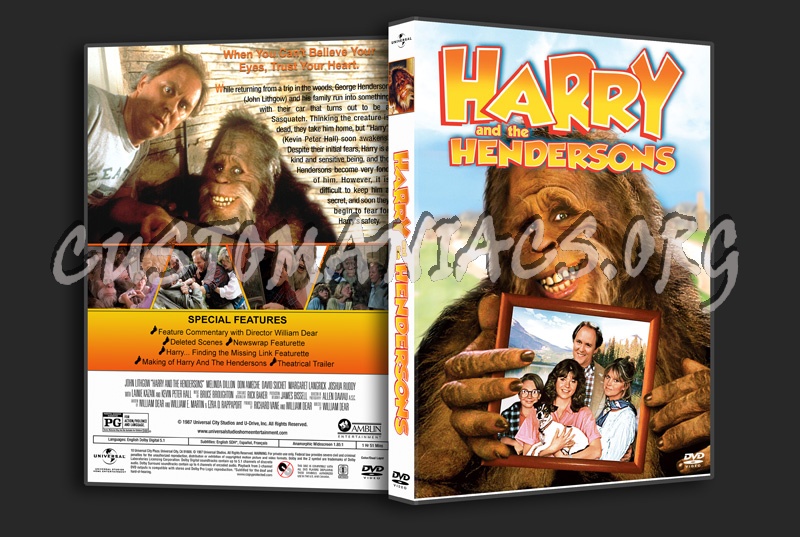 Harry and the Hendersons dvd cover