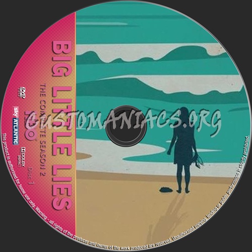 Big Little Lies Season 2 dvd label