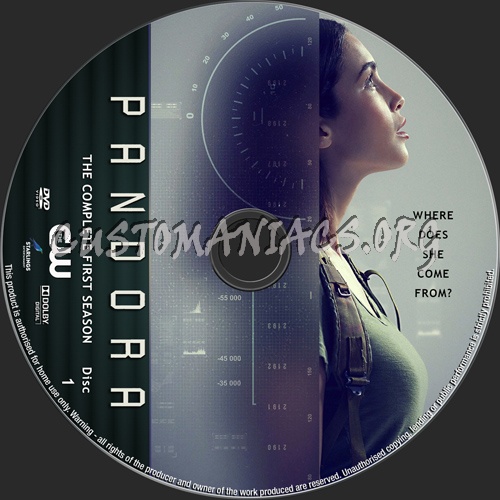 Pandora Season 1 dvd label