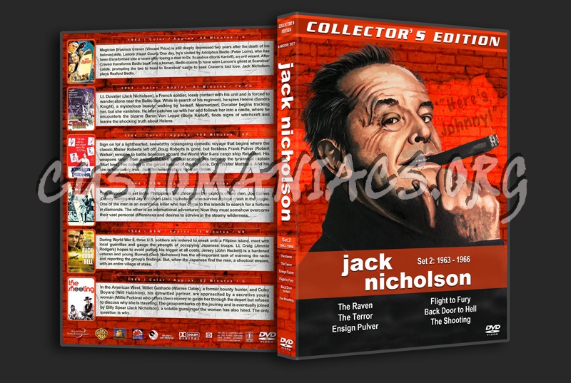 Jack Nicholson Filmography - Set 2 (1963-1966) dvd cover