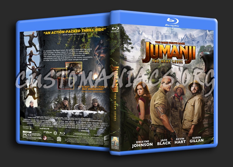 Jumanji: The Next Level dvd cover