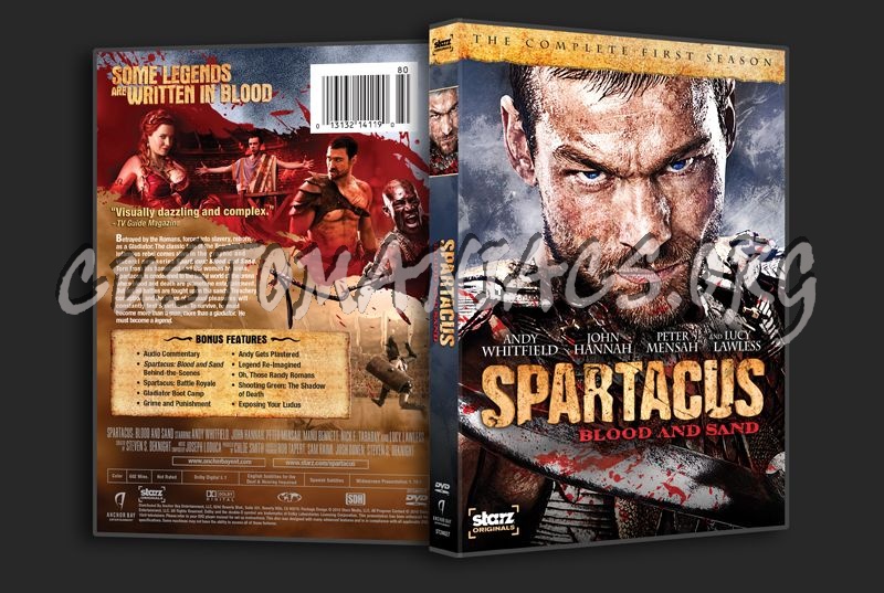 Spartacus Blood and Sand dvd cover