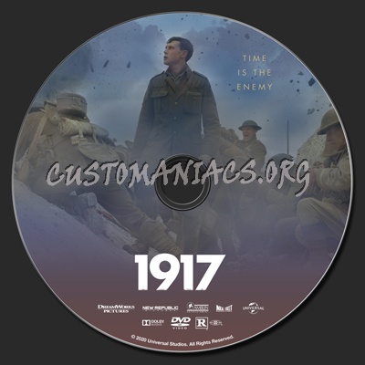 1917 dvd label