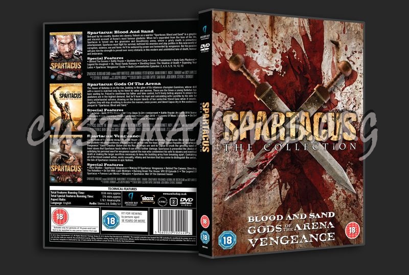 Spartacus The Collection dvd cover