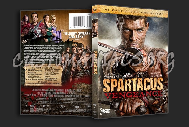 Spartacus Vengeance dvd cover