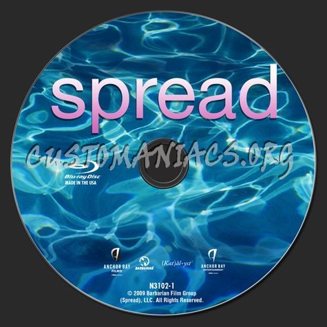 Spread blu-ray label