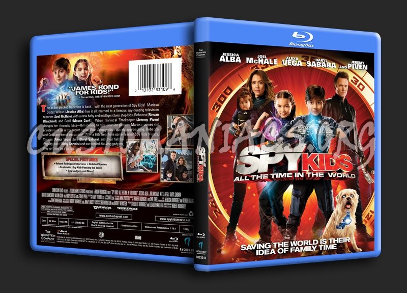 Spy Kids All the Time in the World blu-ray cover