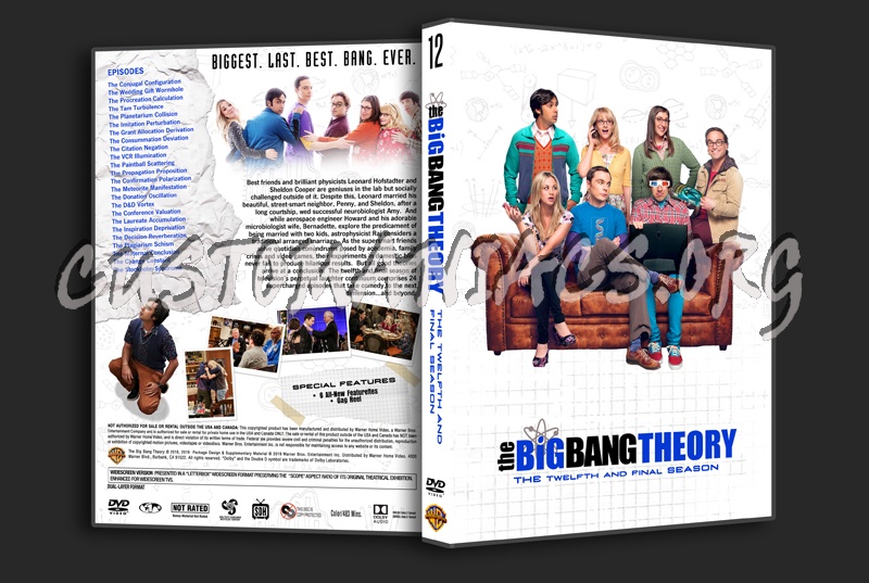 The Big Bang Theory Season 12 dvd cover