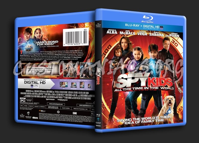 Spy Kids All the Time in the World blu-ray cover