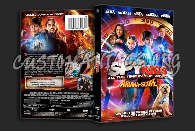 Spy Kids All the Time in the World dvd cover