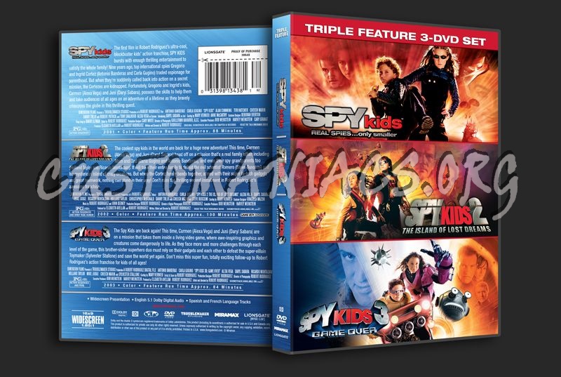 Spy Kids Triple Feature dvd cover