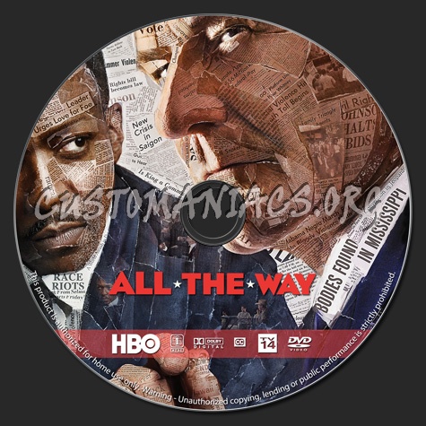 All the Way dvd label