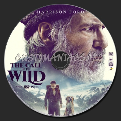 The Call Of The Wild (2020) dvd label